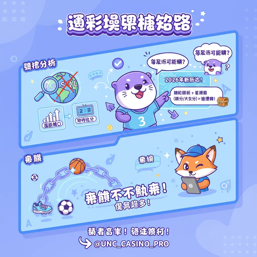 運彩娛樂城怎麼玩？善用數據分析與串關技巧提高獲利